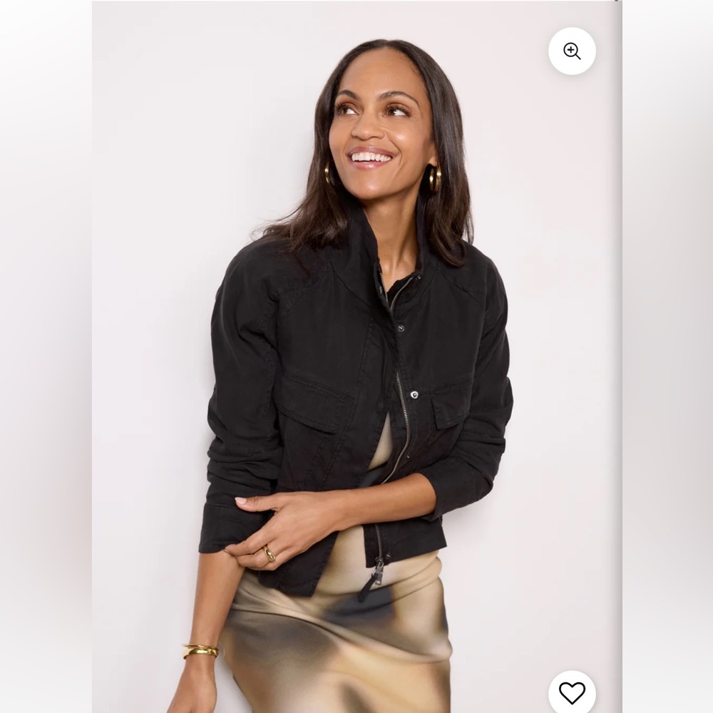 Evereve Camp Jacket Black Medium